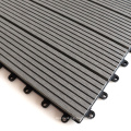 Antiscratch Anticorrosion Barefoot Friendly 300X300mm Outdoor WPC Decking Tile